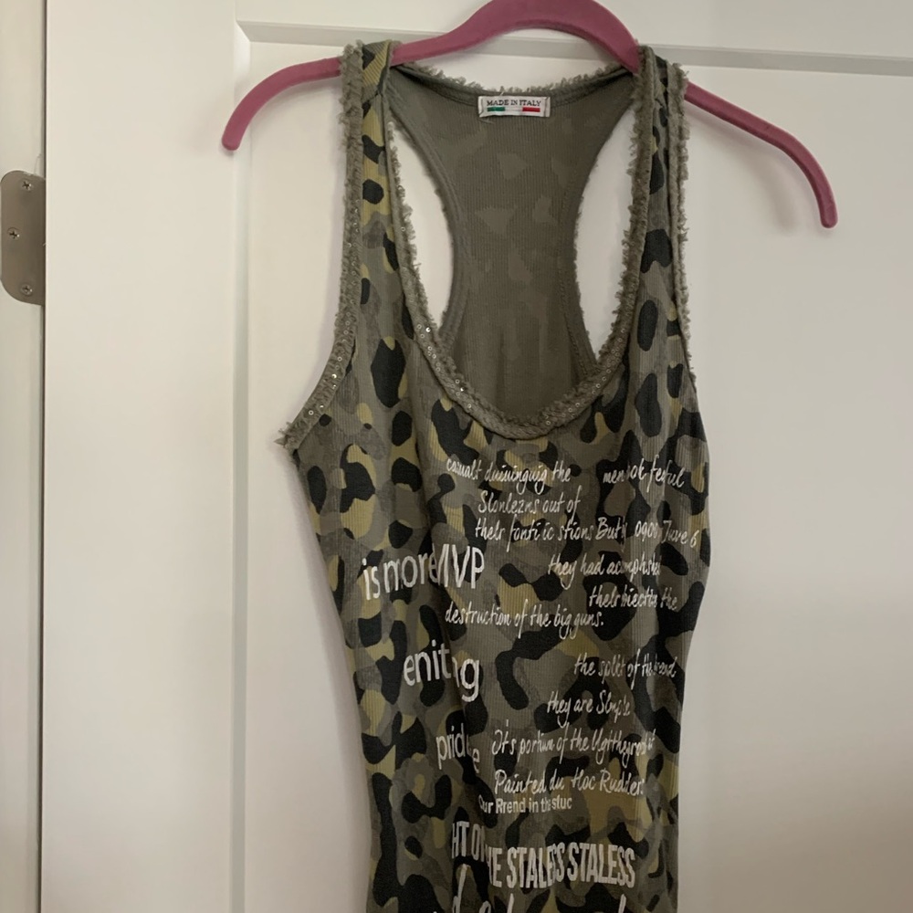 Camo tank top